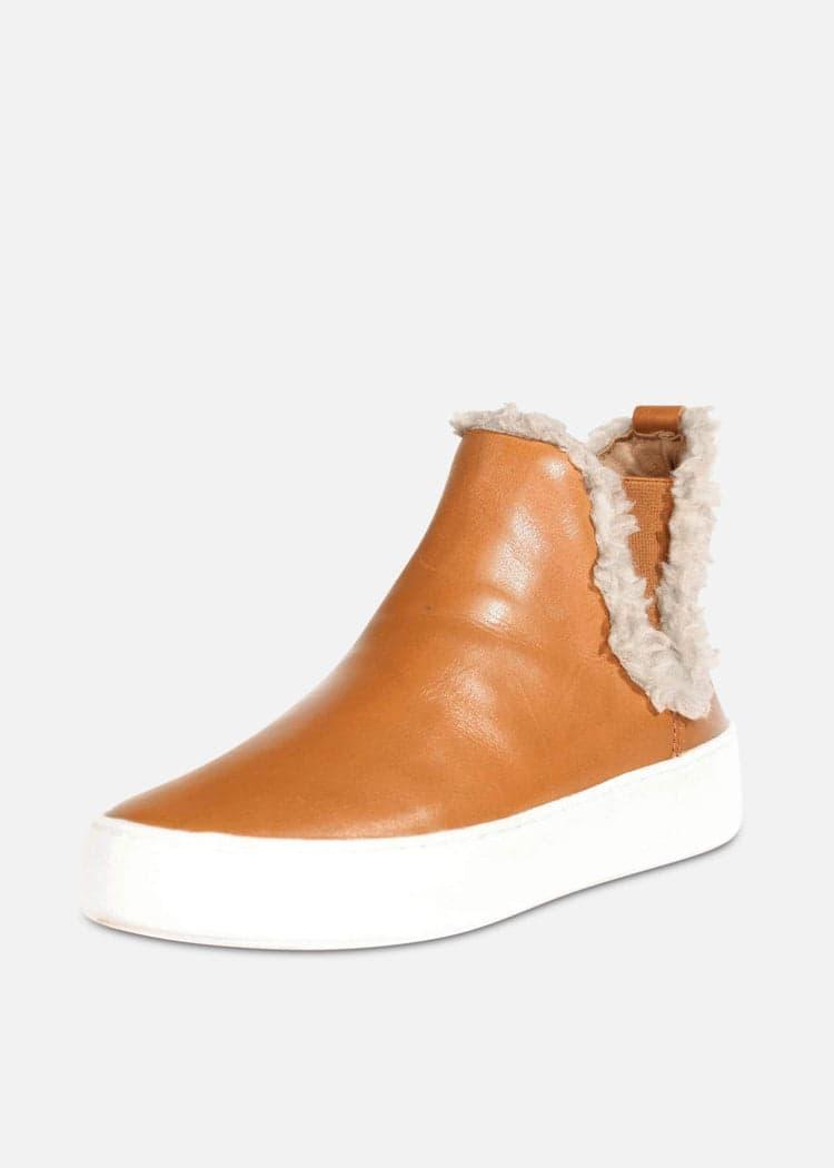 Winston Shearling Detail Sneakers Product Image