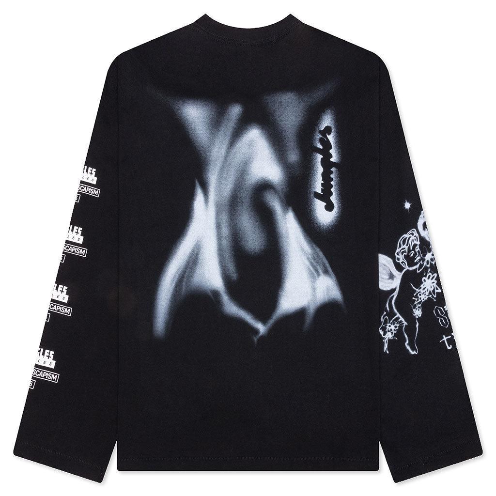 Escapism Long Sleeve Tee - Black Male Product Image