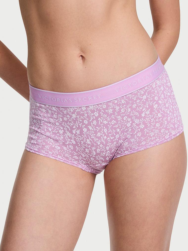 Logo Cotton Boyshort Panty Product Image