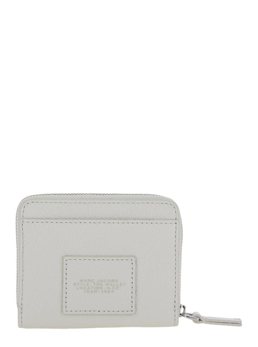 MARC JACOBS The Mini Compact Wallet In White Product Image