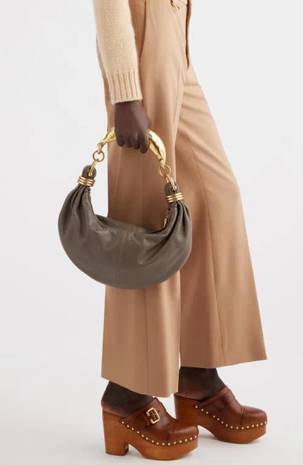 CHLOÉ Bracelet Small Hobo Bag Hand Bags Gray In Mottygrey Product Image