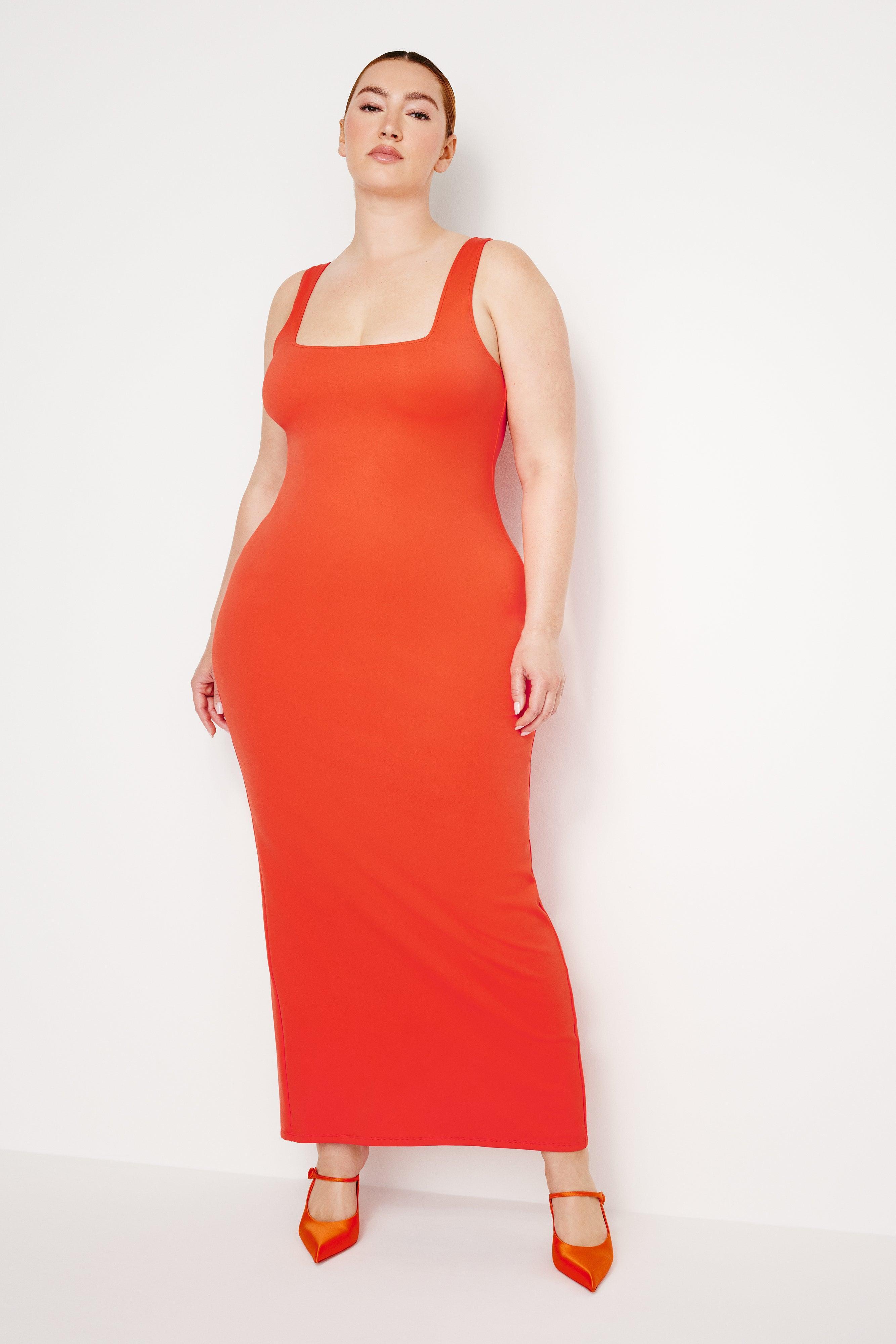 SCUBA MODERN TANK MAXI DRESS | ROMA002 Product Image