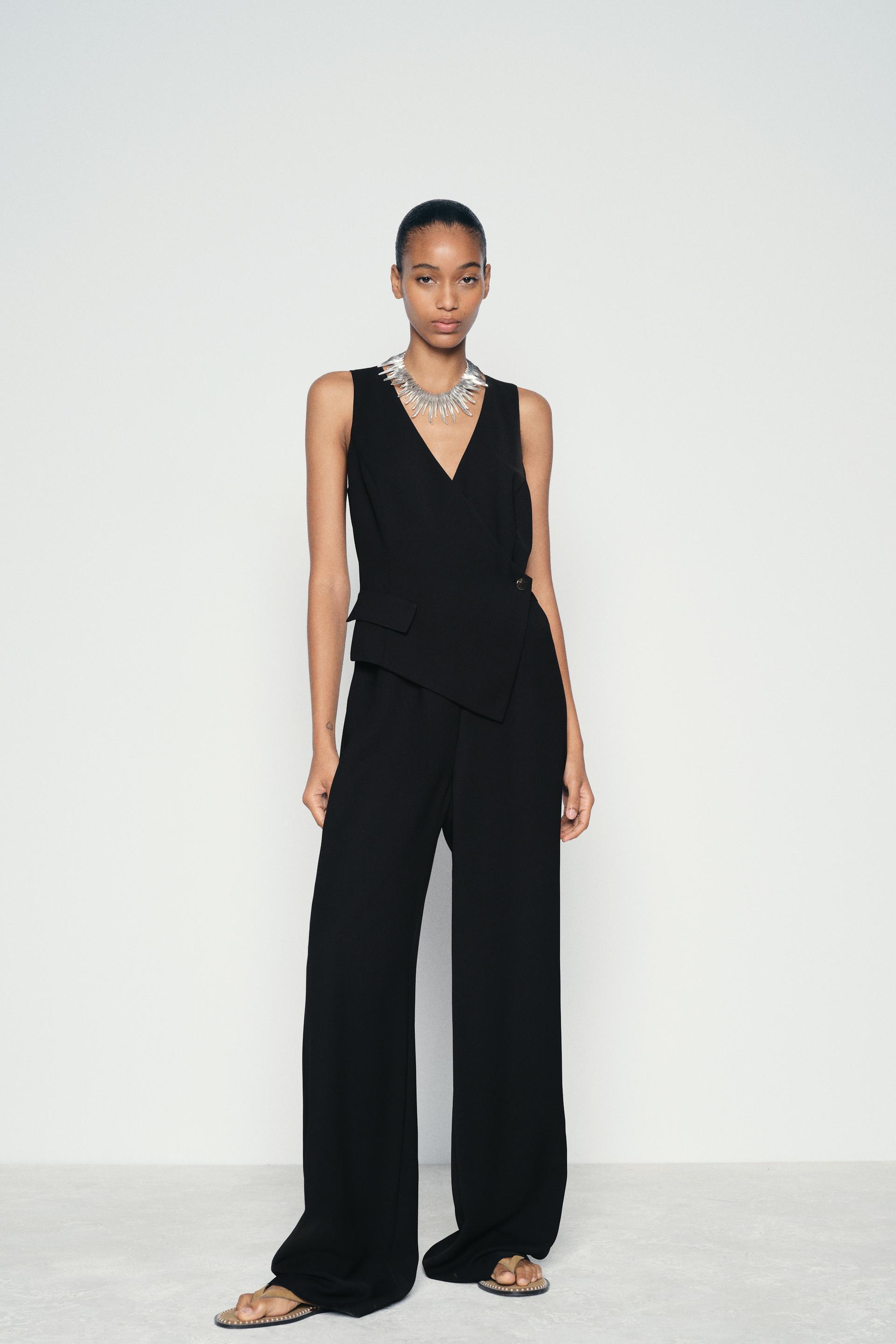 ASYMMETRIC VEST JUMPSUIT Product Image