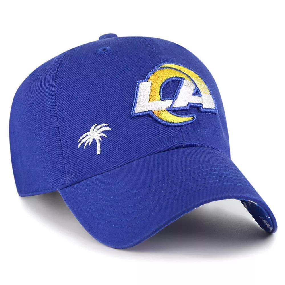 Women's '47 Royal Los Angeles Rams Confetti Icon Clean Up Adjustable Hat, Blue Product Image