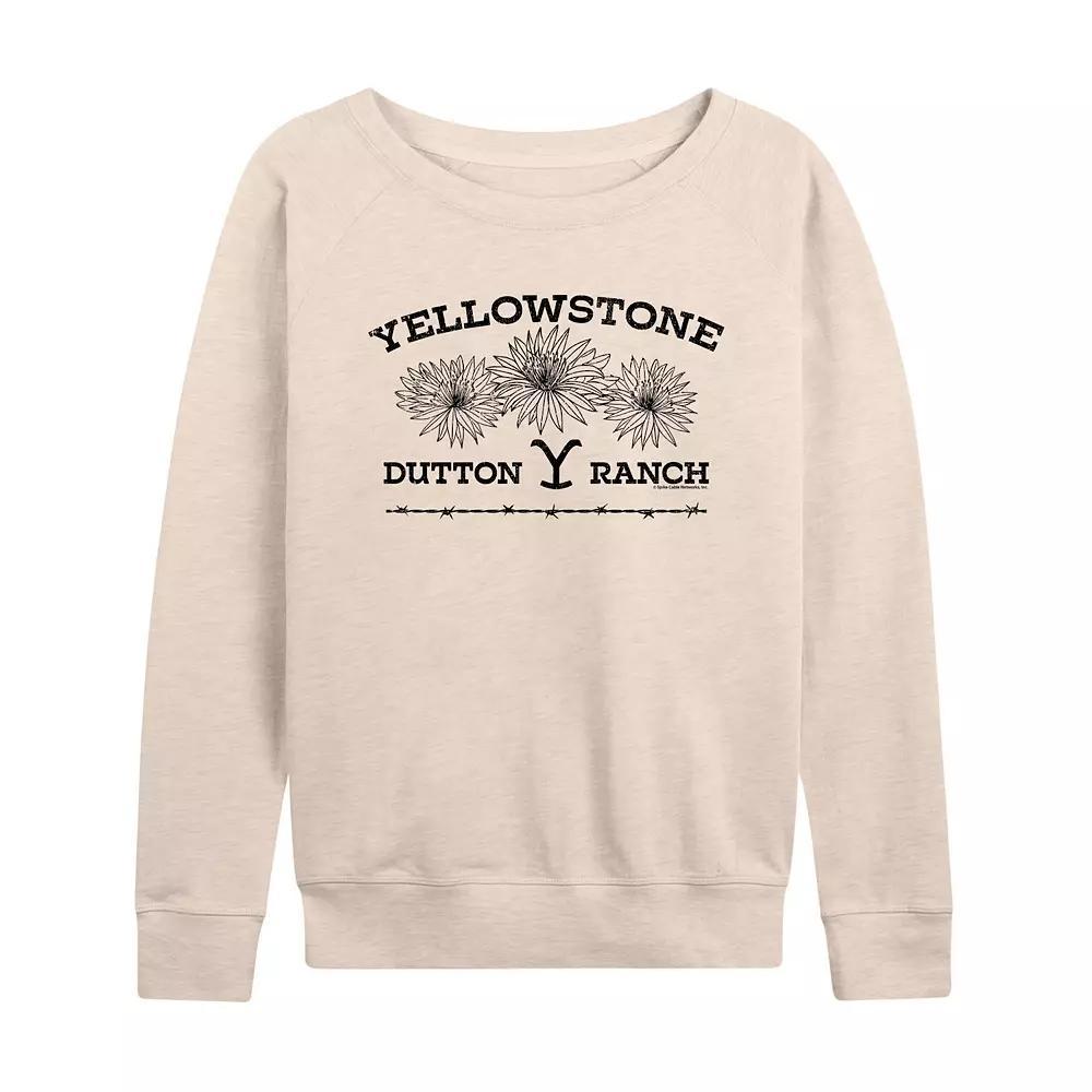 Women's Yellowstone Wildflowers French Terry Long Sleeve Tee, Girl's,  Product Image