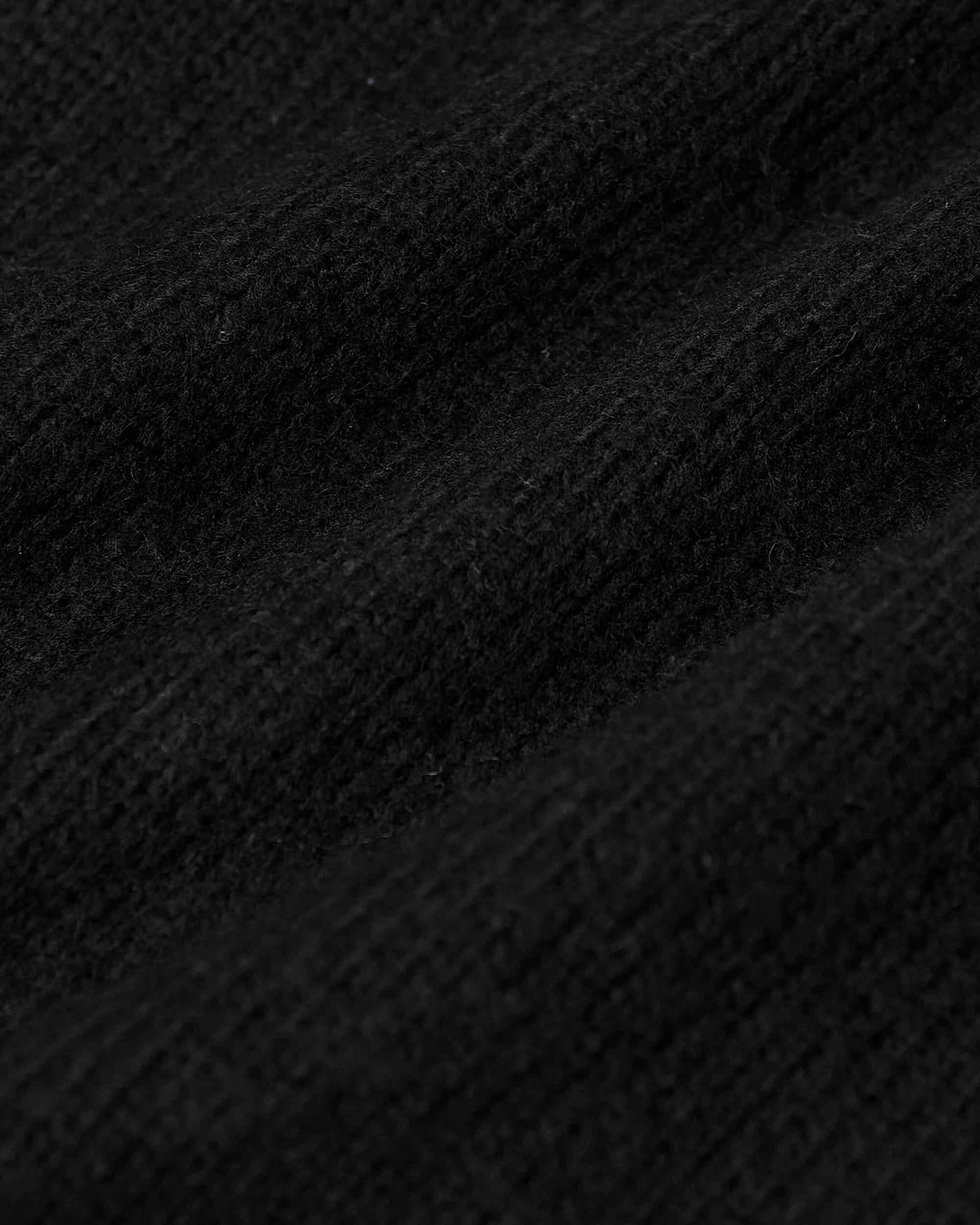 Black Crew Neck Sweater Product Image