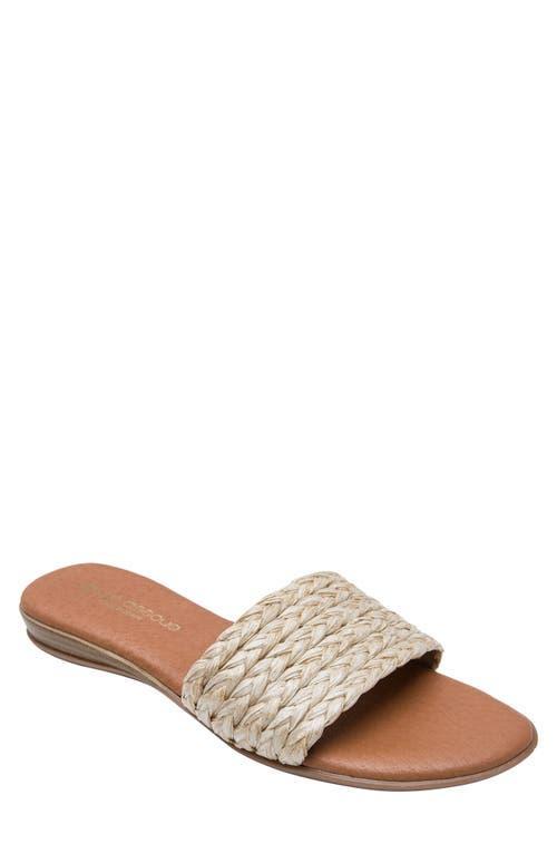 Andre Assous Womens Nahala Featherweights Woven Slide Sandals Product Image