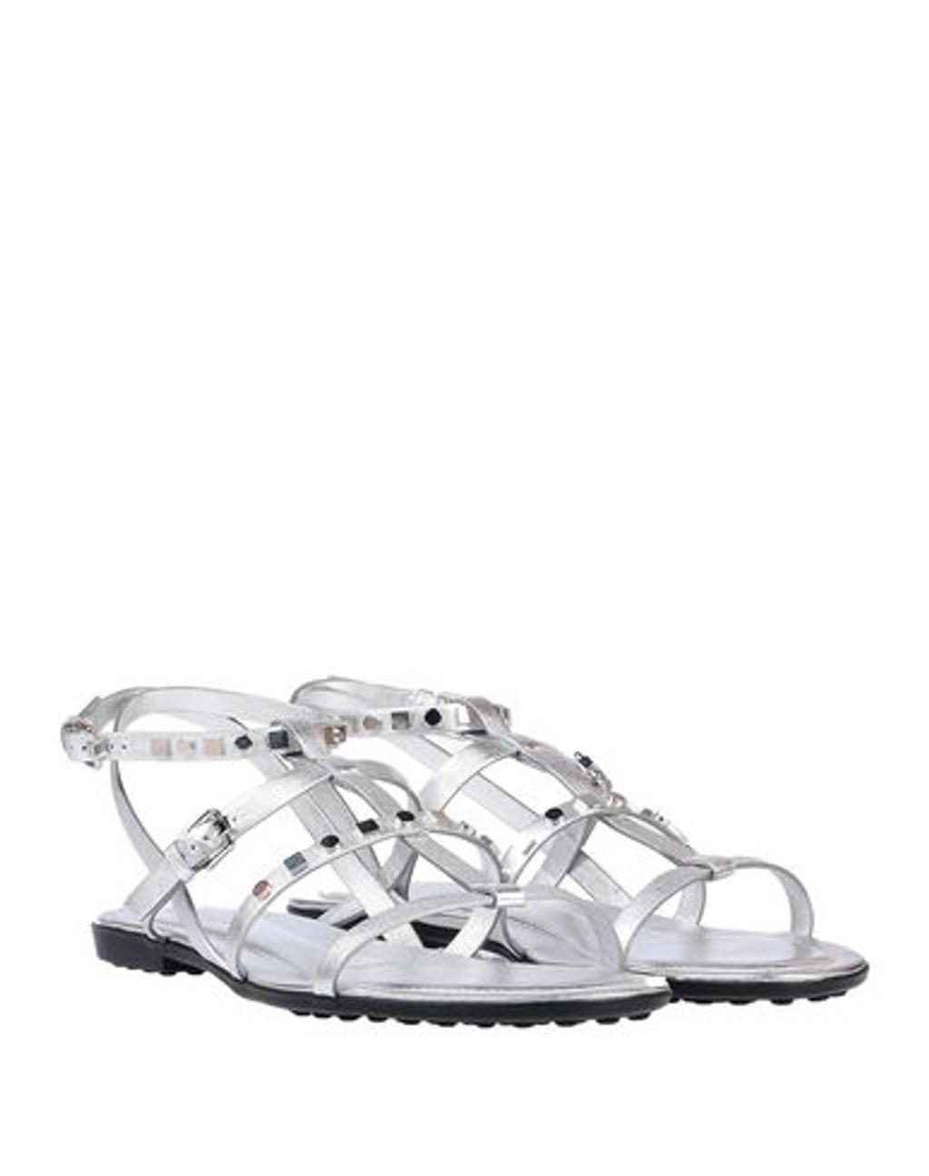 TOD'S Sandals In Silver Product Image