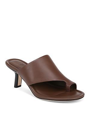 Jasper Leather Toe-Ring Slide Sandals Product Image