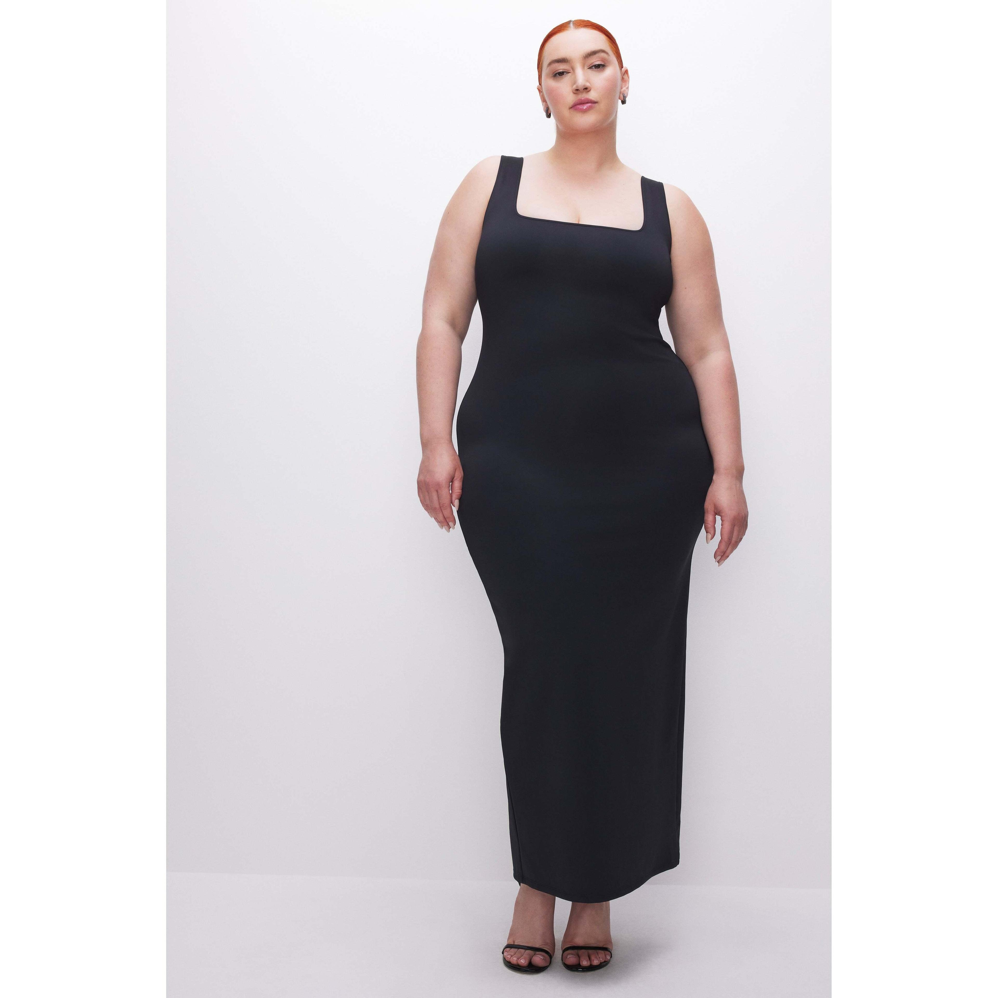 Womens Scuba Modern Tank Maxi Dress | | Good American by Khlo Kardashian Product Image