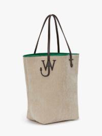 TALL ANCHOR TOTE - CHENILLE TOTE BAG in neutrals | JW Anderson US  Product Image