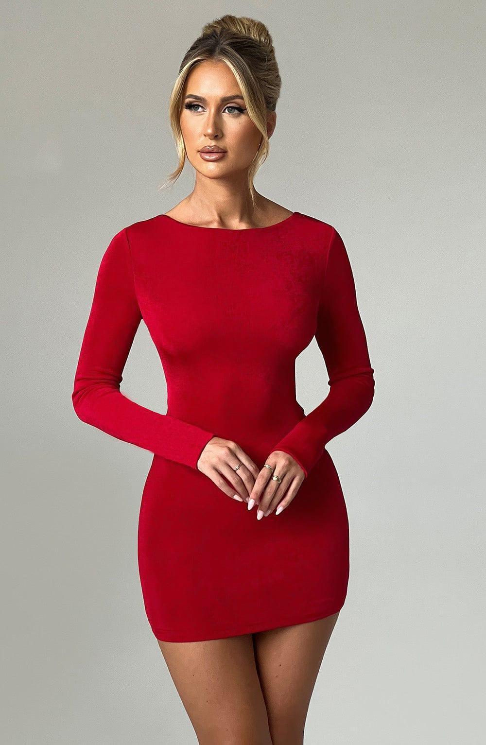 Una Mini Dress - Red Product Image