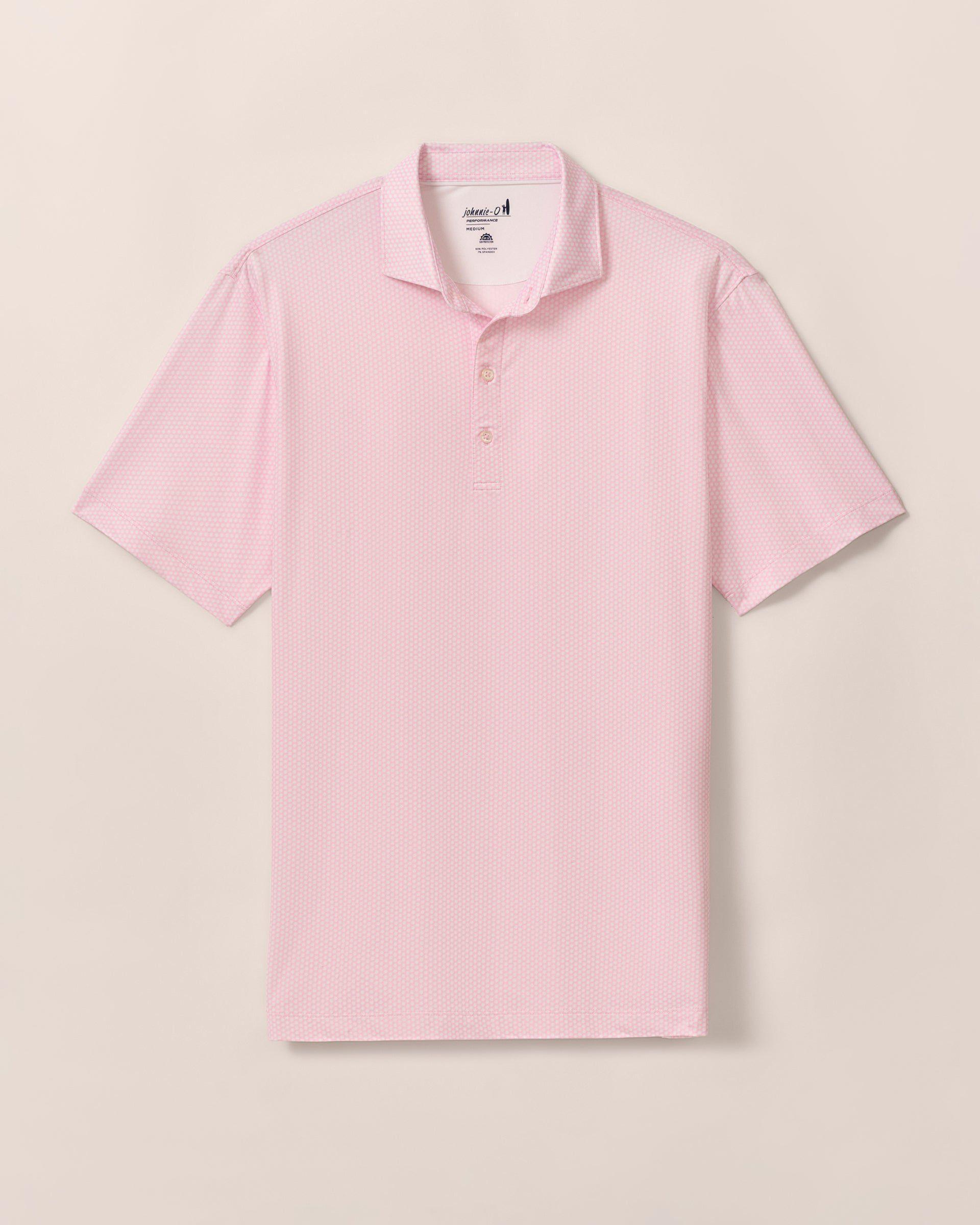 johnnie-O Performance Jersey Polo - Hex Print Product Image