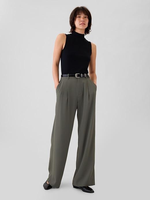 365 High Rise Pleated Trousers Product Image