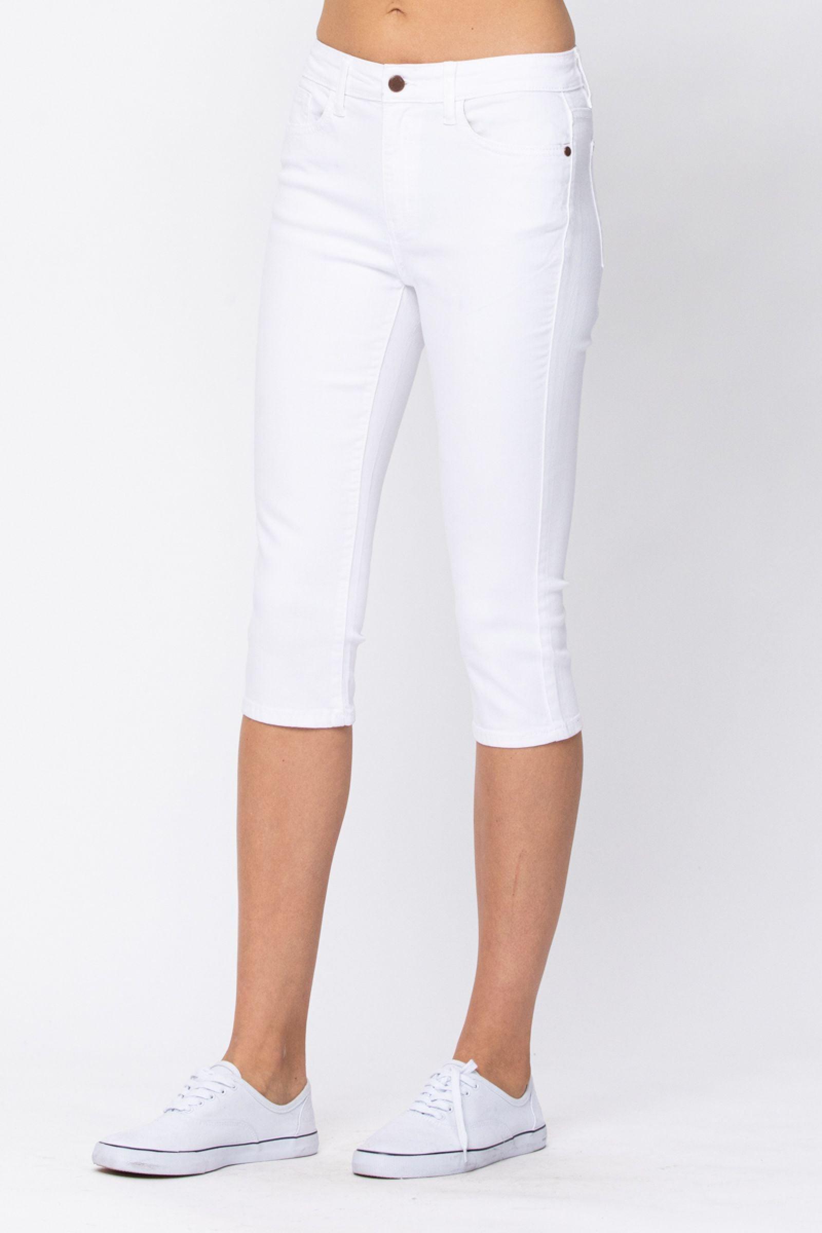 82292   Kathy Mid-Rise Capri by Judy Blue Jeans Product Image