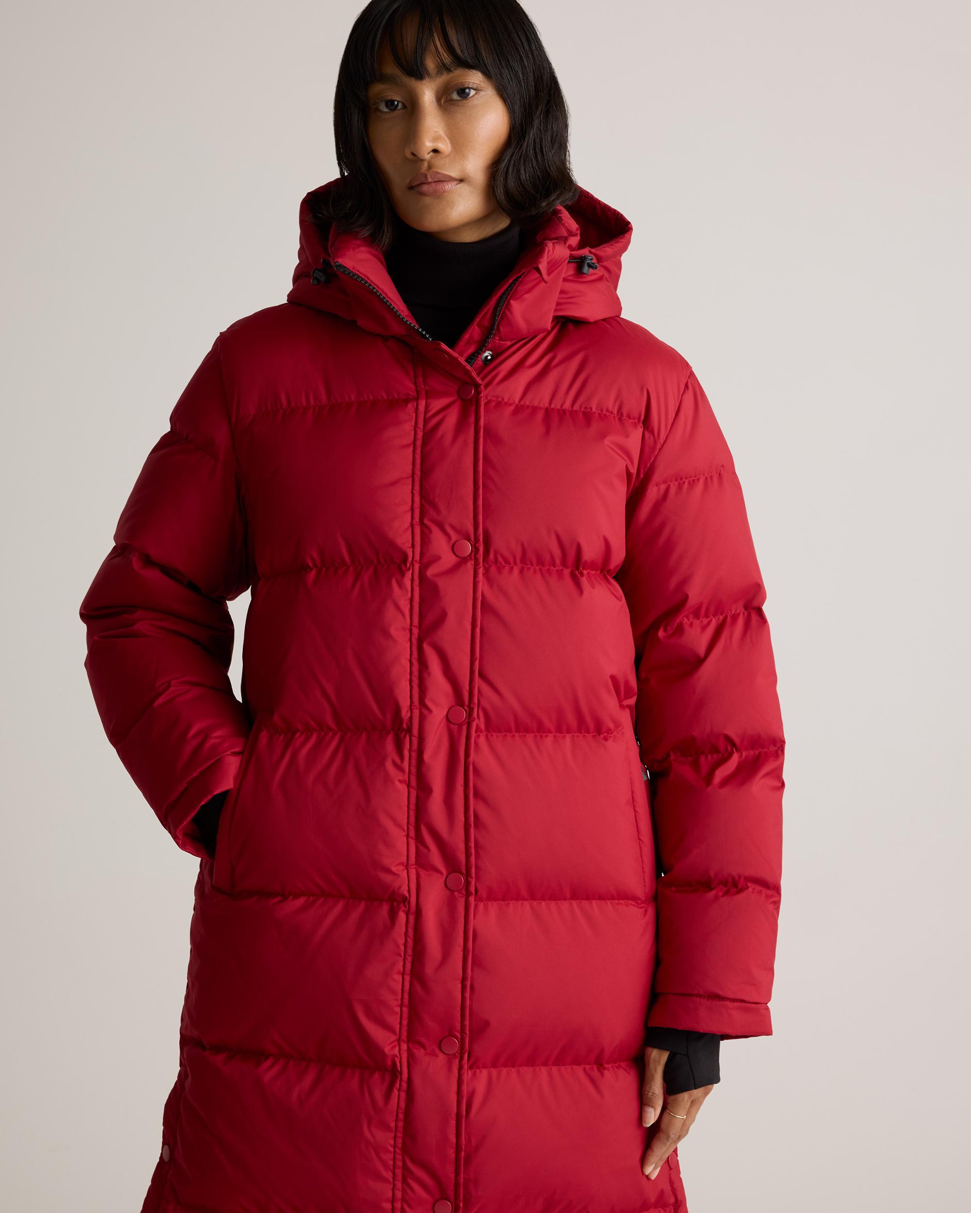 Quince | Women's Responsible Down Long Puffer Jacket Size XS, Recycled Polyester Product Image