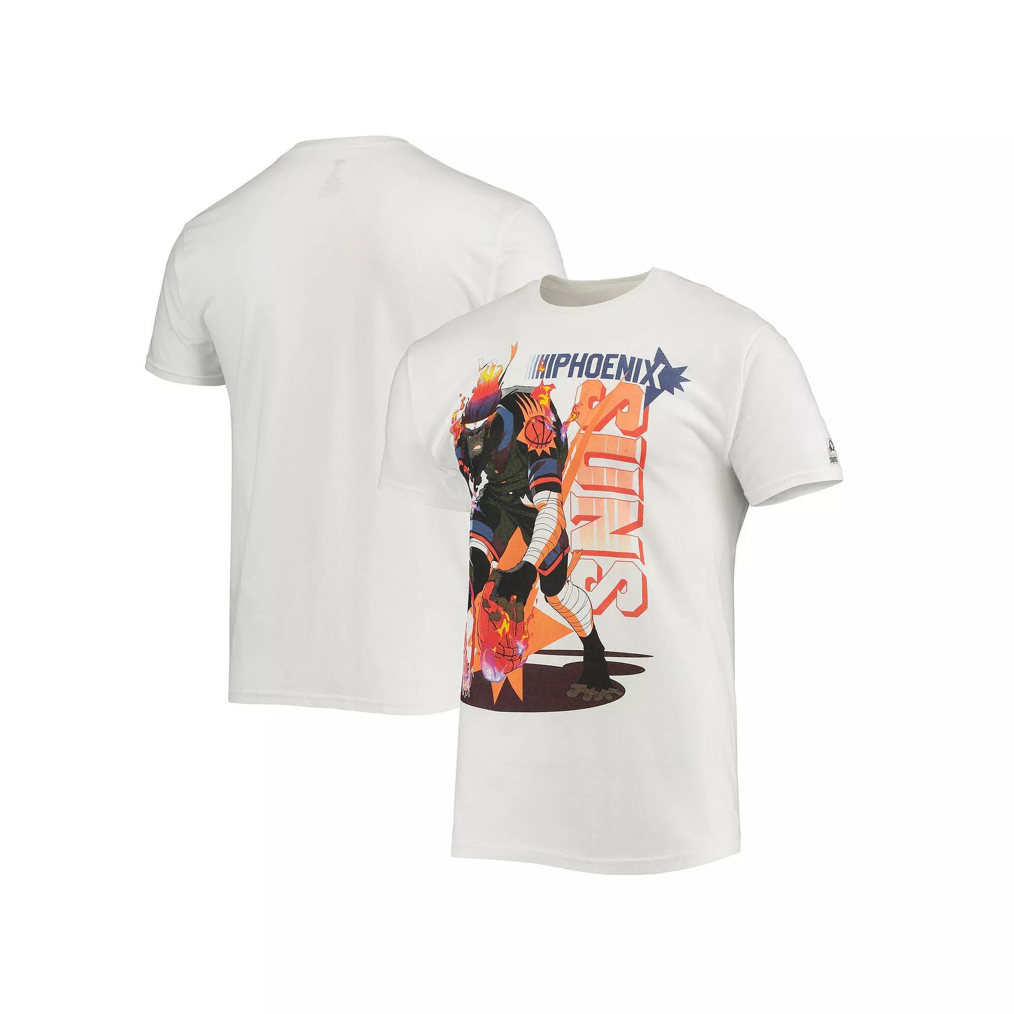Men's NBA x McFlyy White Phoenix Suns Identify Artist Series T-Shirt,  Product Image