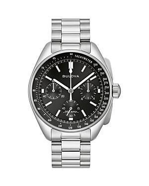 Bulova Mens Lunar Pilot Quartz Chronograph Stainless Steel Bracelet Watch Product Image