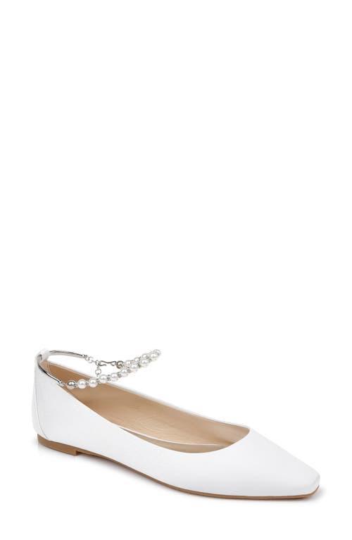 Badgley Mischka Womens London Pointed Toe Ankle Strap Flats Product Image