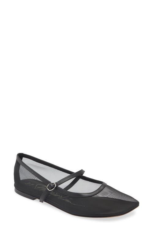 Womens Mesh Mary Jane Ballerina Flats Product Image