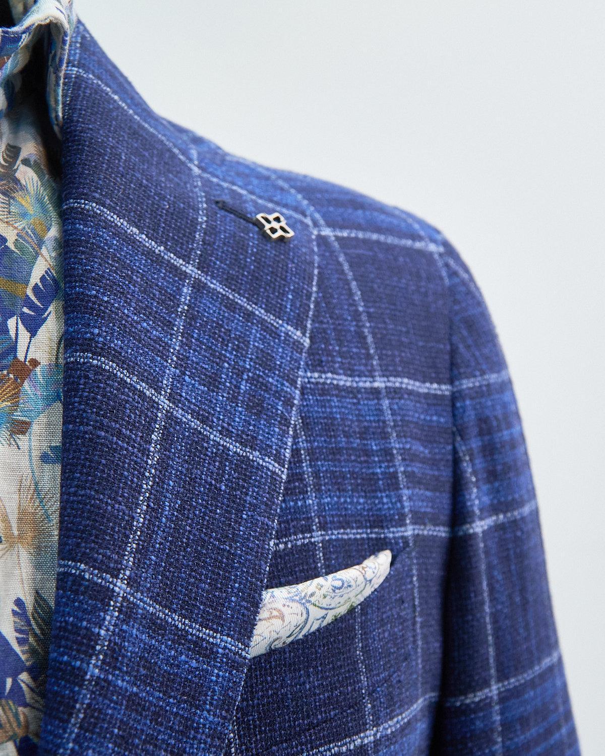 Tagliatore Plaid Check Blazer Product Image