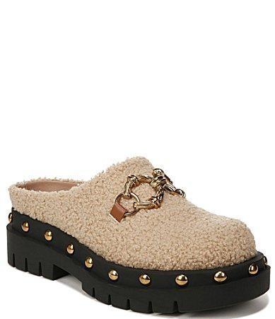 Circus NY by Sam Edelman Annie Sherpa Chain Bit Platform Clogs Product Image