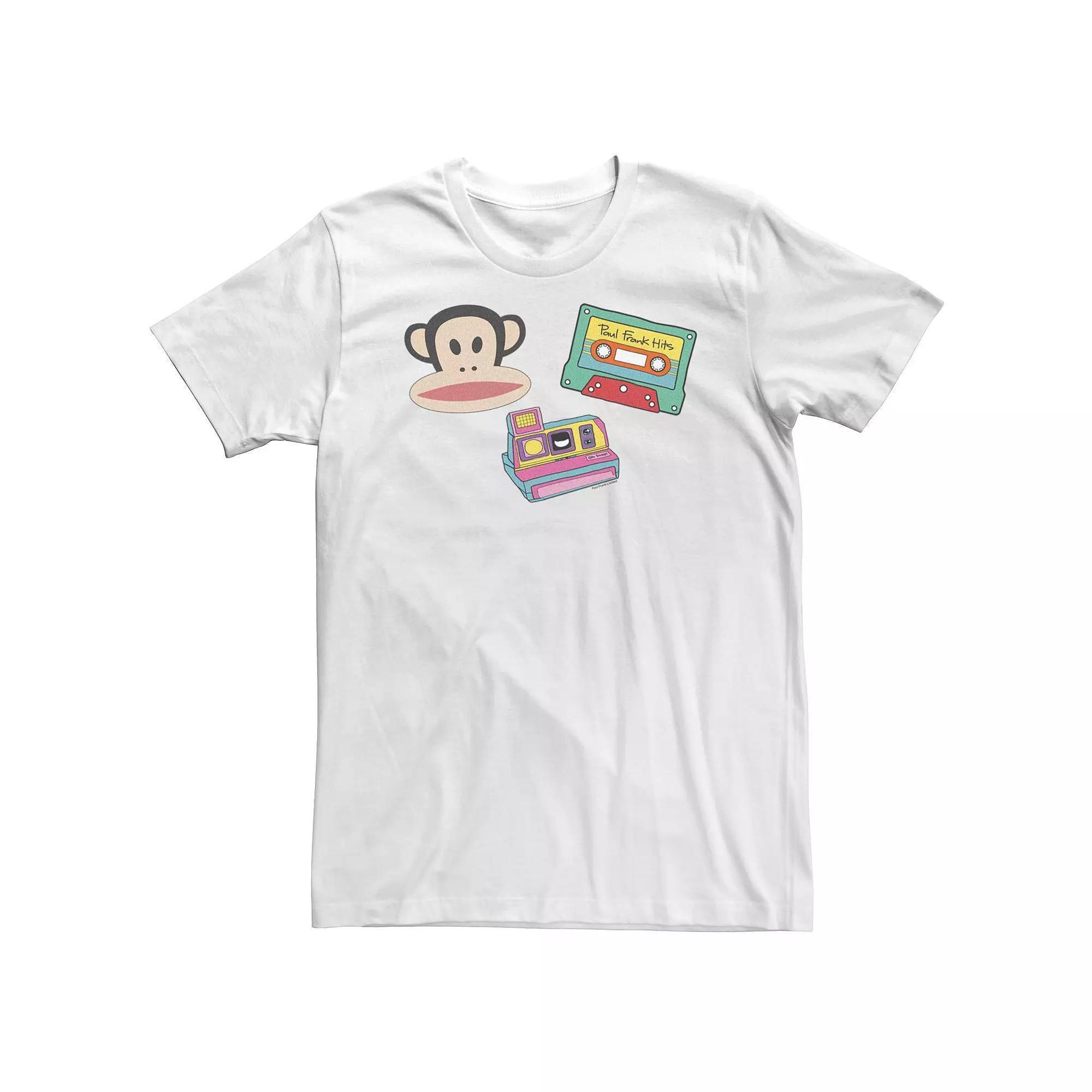 Big & Tall Paul Frank Patch Collage Tee, Men's,  Product Image