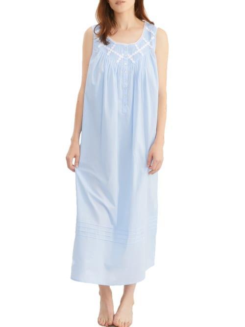 Eileen West Cotton Pintucked Lace Trim Ballet Nightgown Product Image