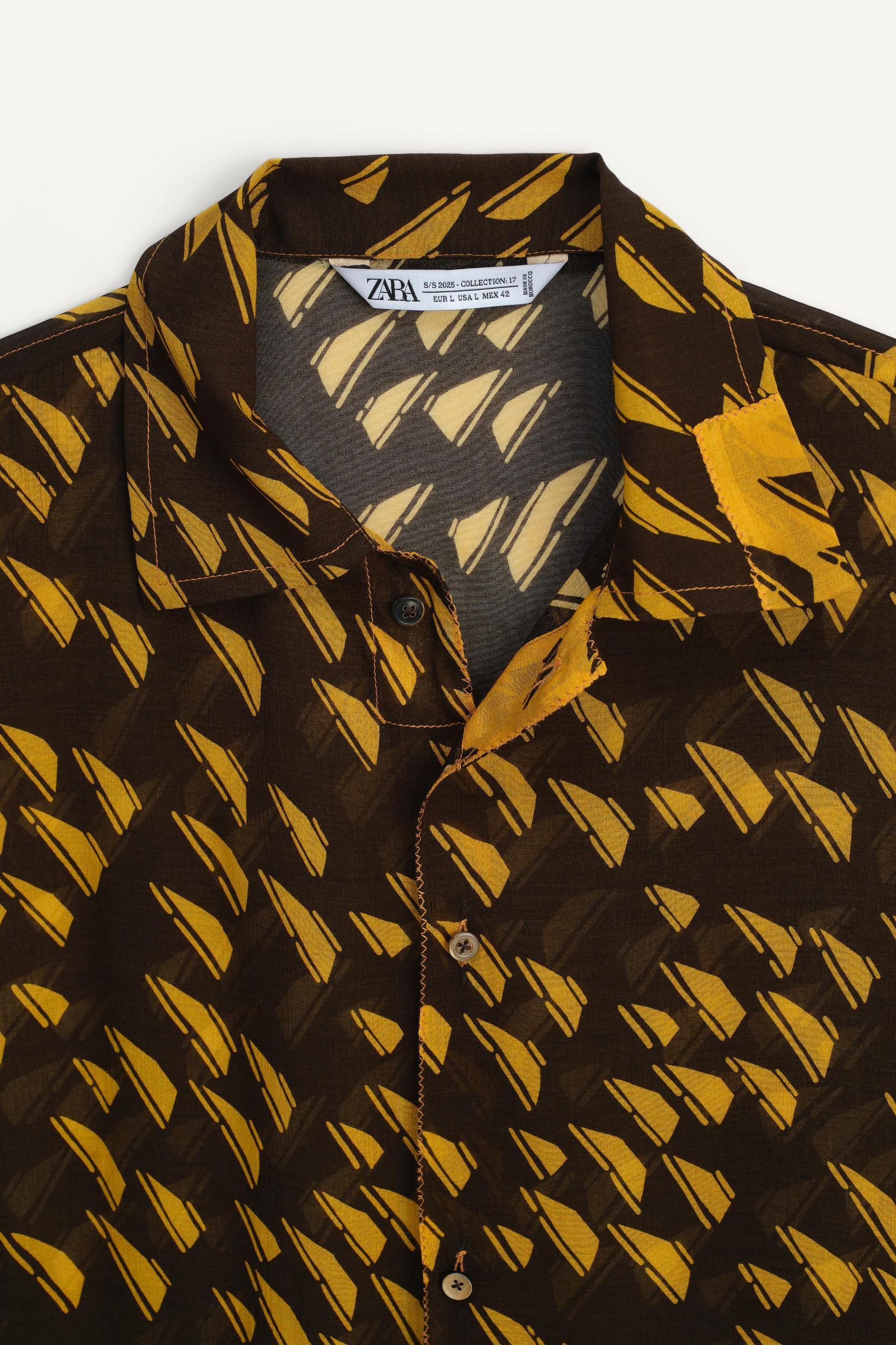 LIMITED EDITION GEOMETRIC PRINT SHIRT Product Image