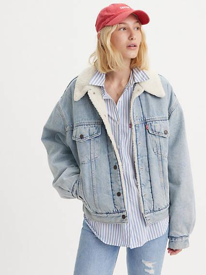 90s Sherpa Trucker Jacket Product Image