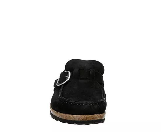 Birkenstock Womens Buckley Suede Buckle Clogs Product Image