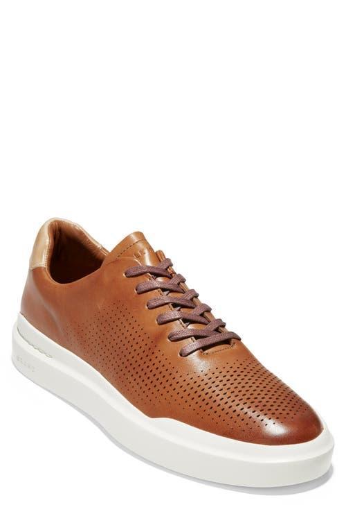 Cole Haan Mens Grandpr Rally Laser Cut Sneaker - Brown Size 11.5 Product Image