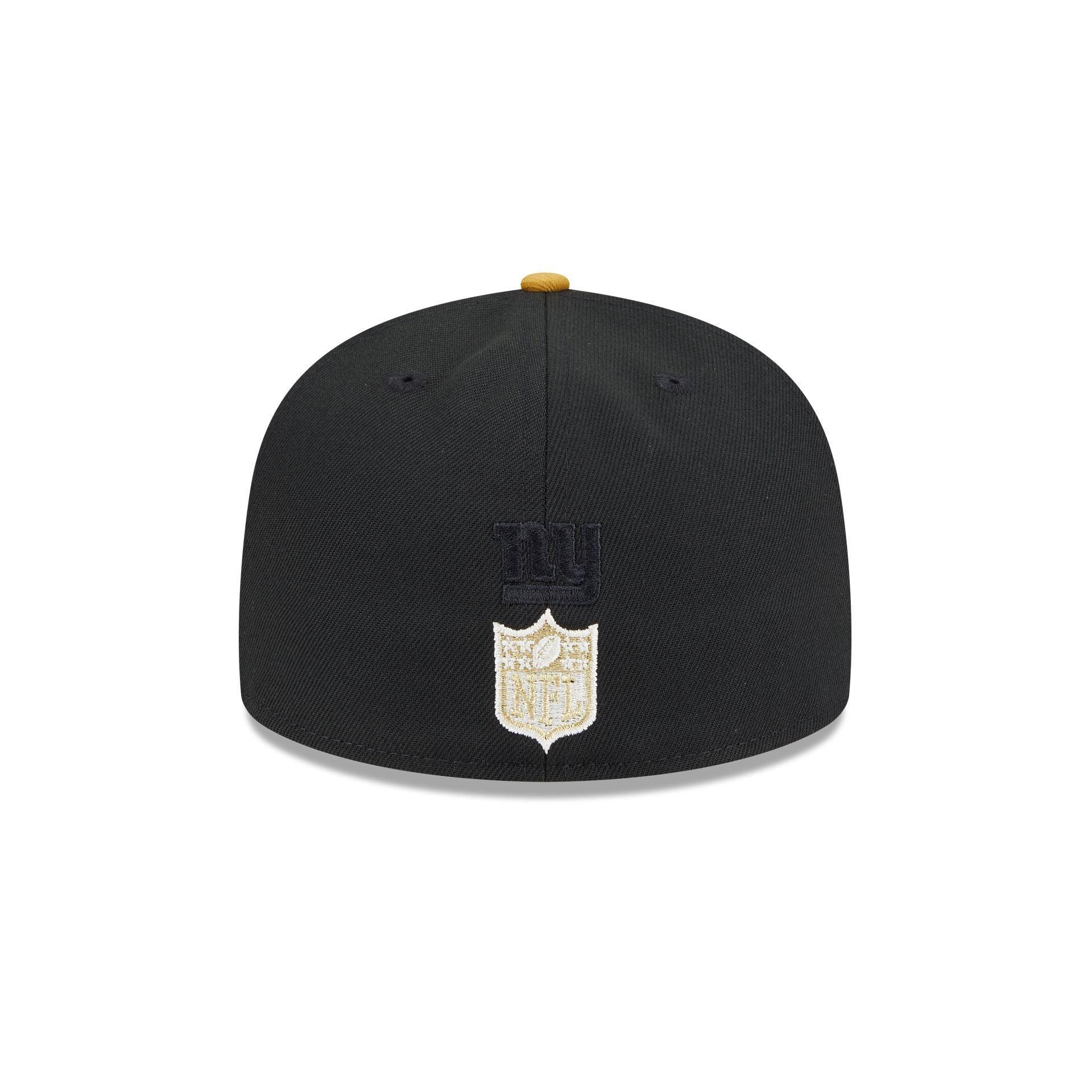 New York Mets Metallic Gold Logo 59FIFTY Fitted Hat Male Product Image