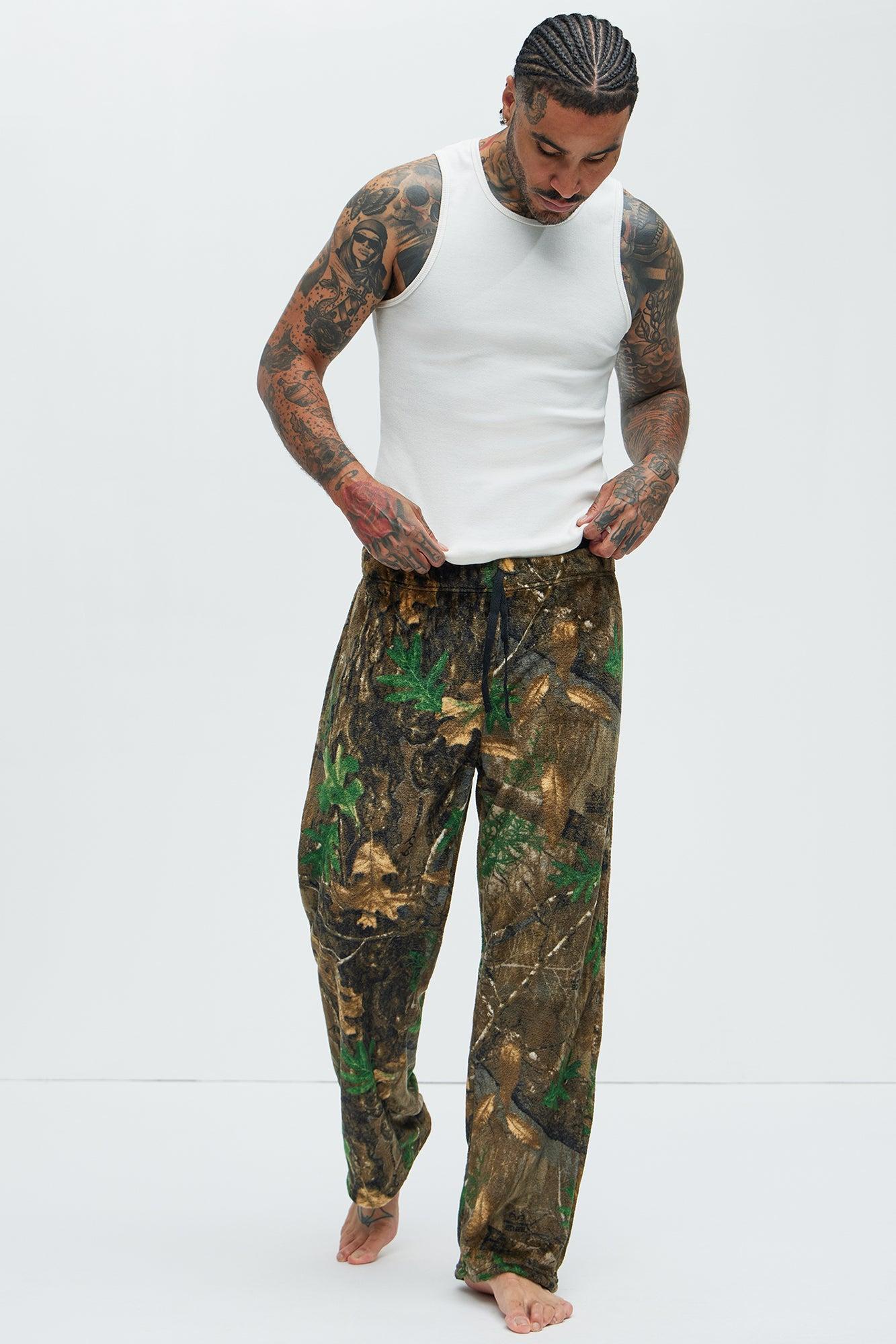 Forest Plush Lounge Pants - Camouflage Product Image