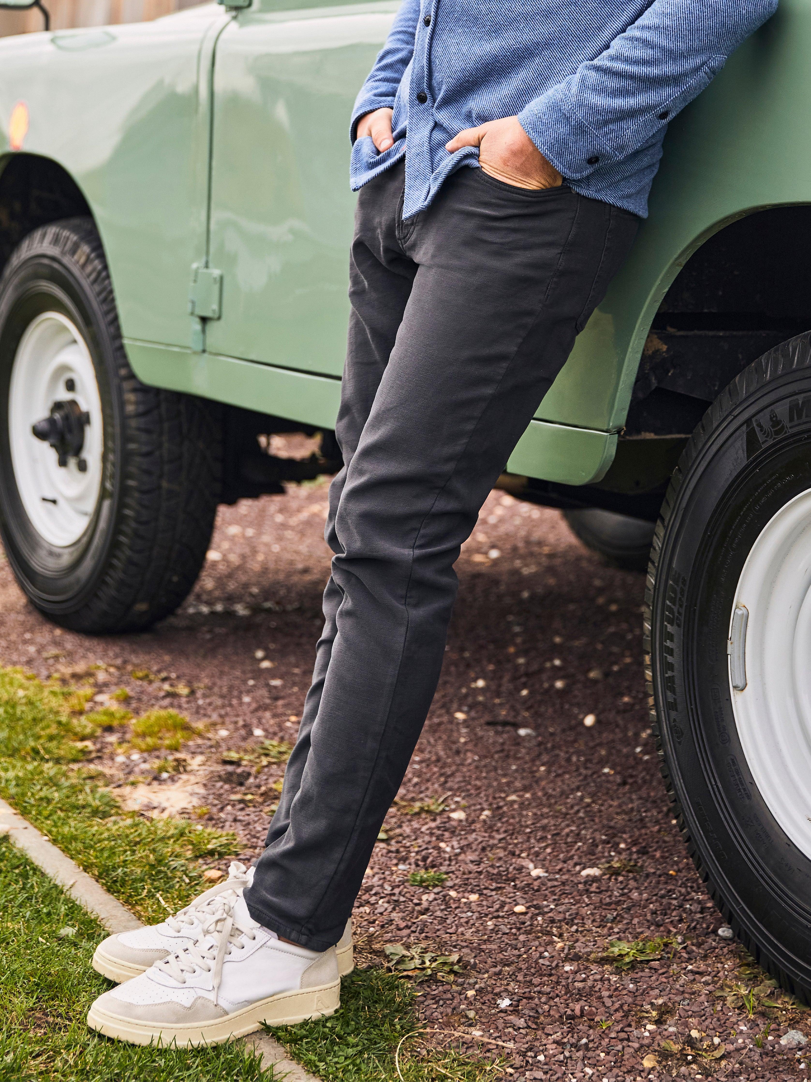 Stretch Terry 5-Pocket Pant (32" Inseam) - Onyx Black Male Product Image