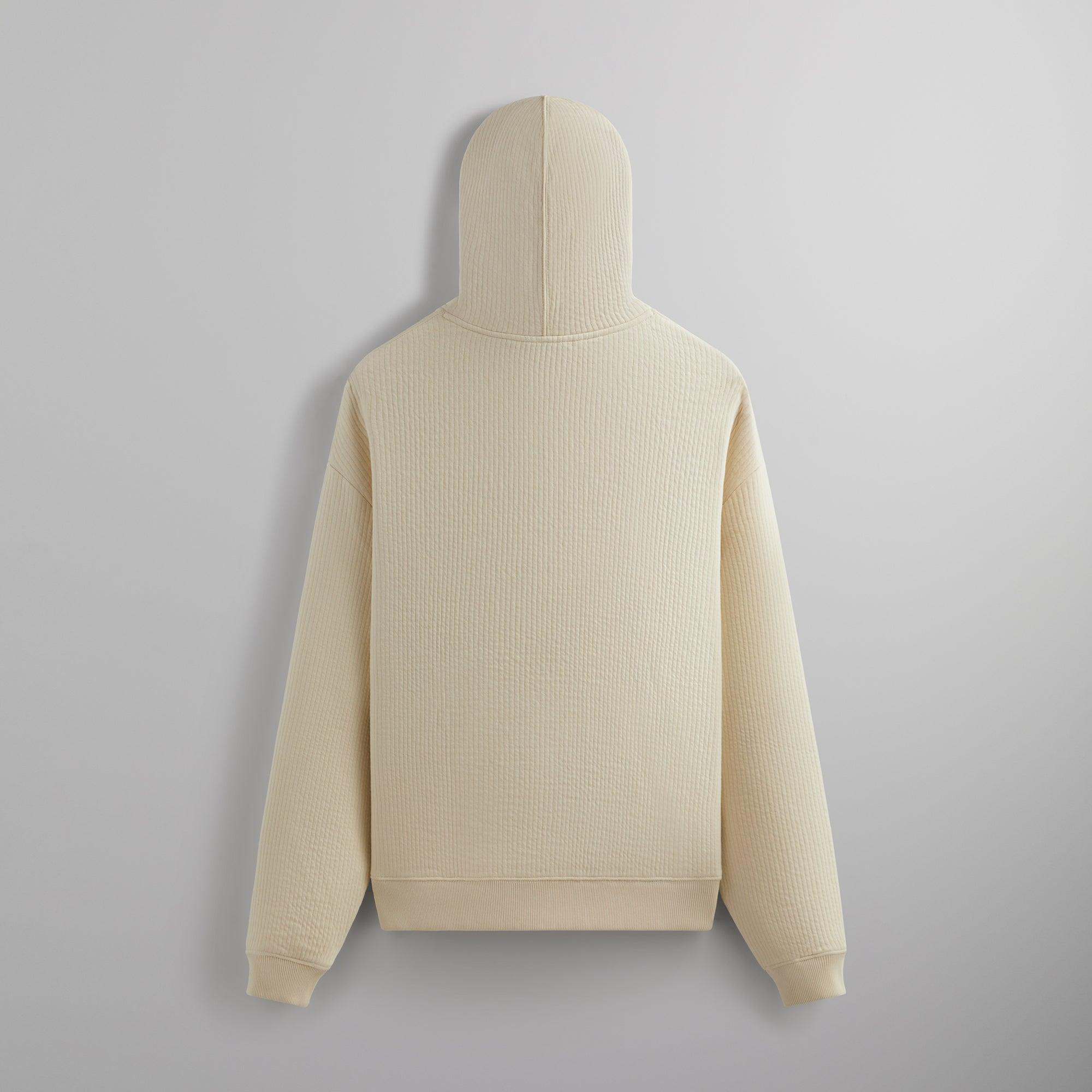 Kith Striped Interlock Williams III Hoodie - Rye Male Product Image