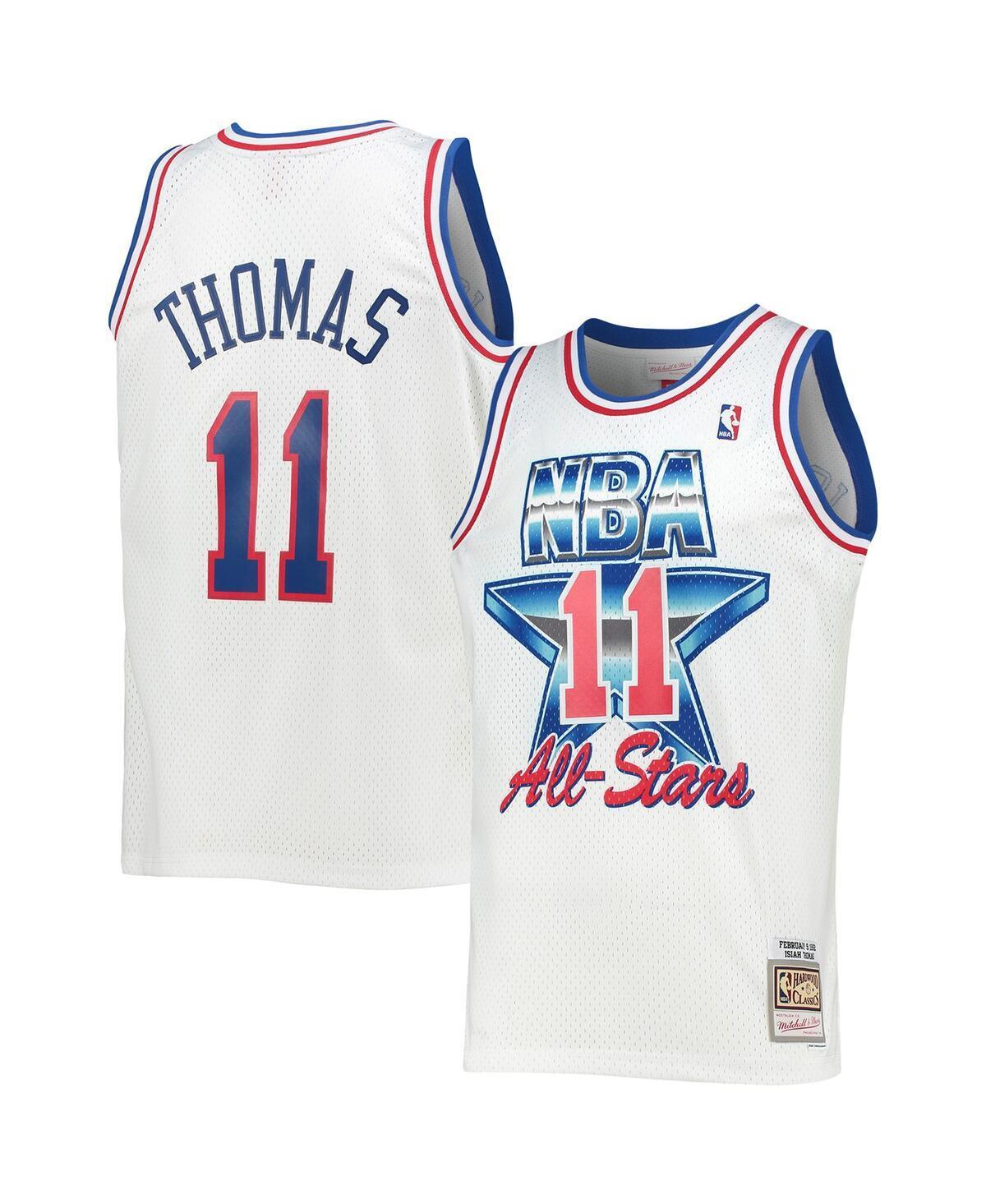 Mens Mitchell & Ness Isiah Thomas White Eastern Conference Hardwood Classics 1992 Nba All-Star Game Swingman Jersey - White Product Image