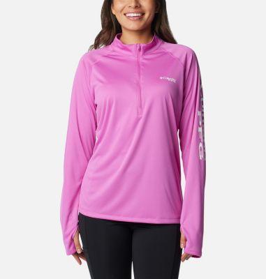 Columbia Women's PFG Tidal Tee Quarter Zip Long Sleeve Shirt- Product Image