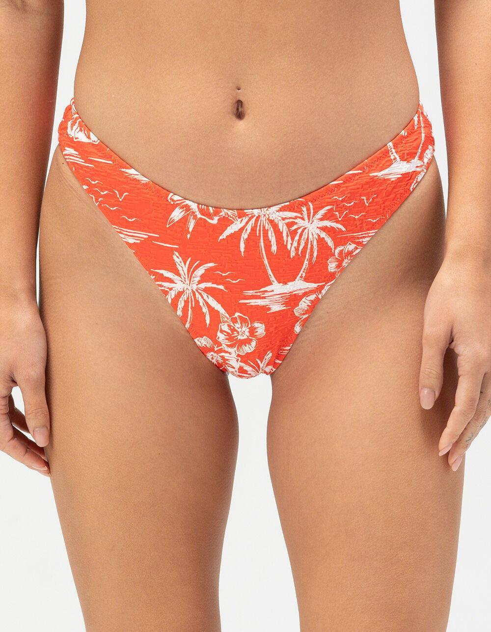 ROXY Vacay Vibes High Leg Cheeky Bikini Bottoms Product Image