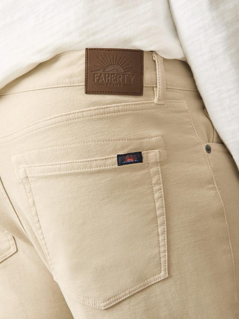 Stretch Terry 5-Pocket Pant - Stone Product Image