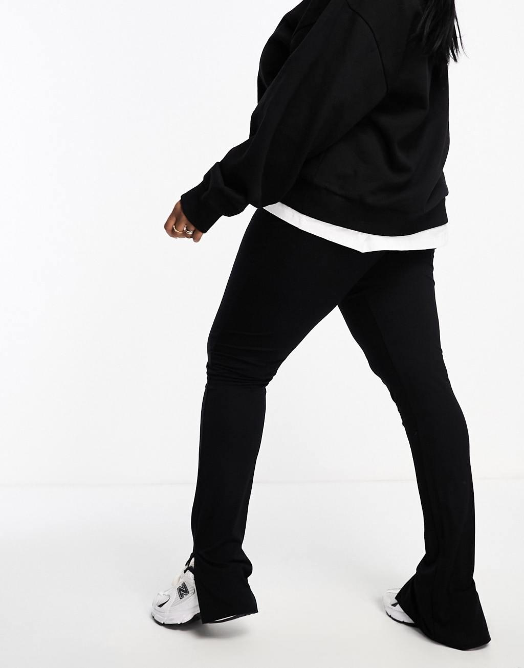 ASOS DESIGN Curve legging with side split Product Image