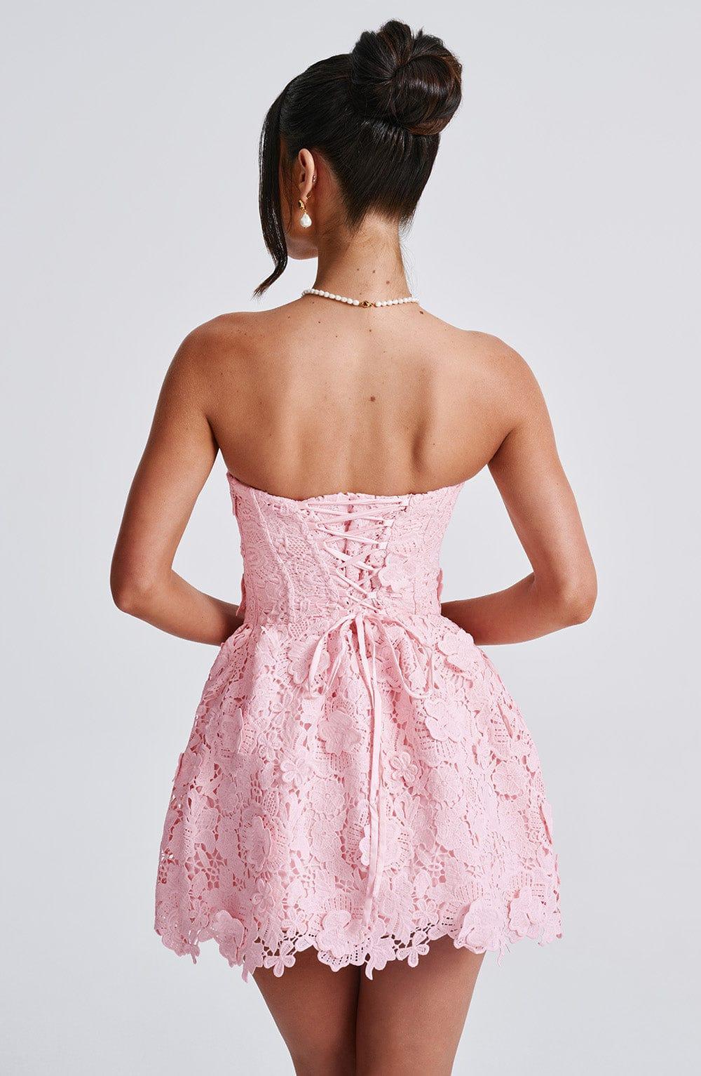 Leona Mini Dress - Blush Product Image