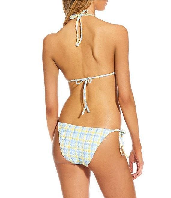 GB Seersucker Puff Tie Side Hipster Swim Bottom Product Image