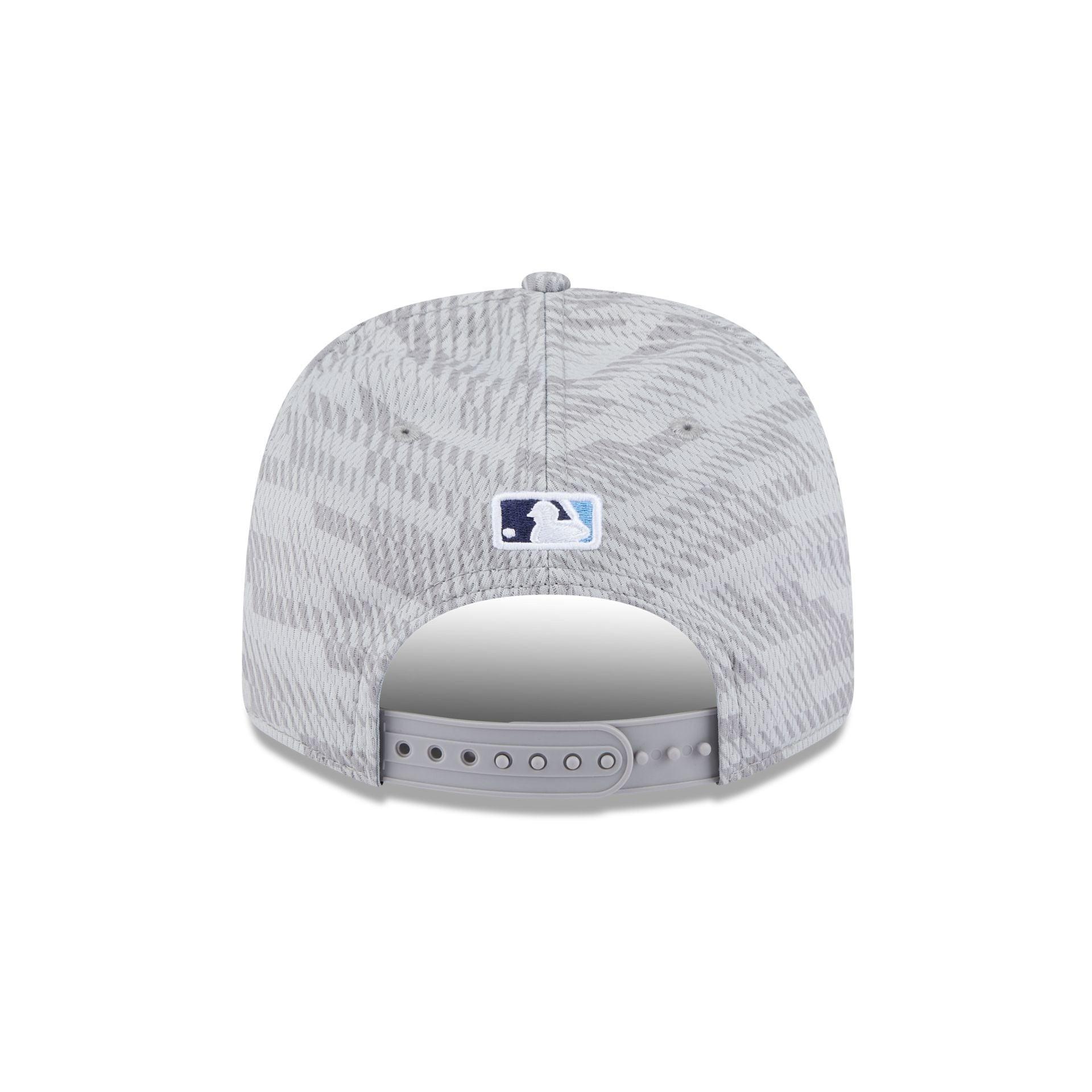 Tampa Bay Rays 2025 Clubhouse Gray 9SEVENTY Stretch-Snap Hat Male Product Image