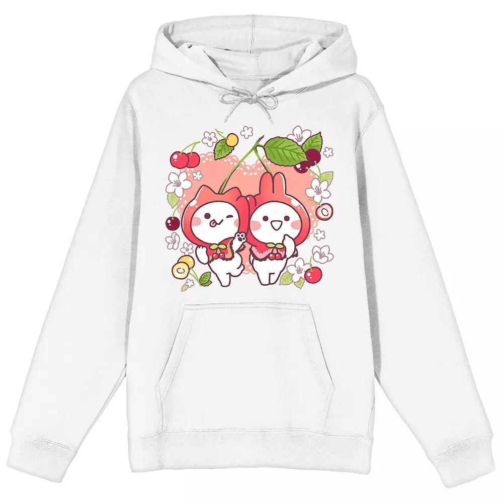 Men's Mimi & Neko Flowers & Fruits Hoodie,  Product Image