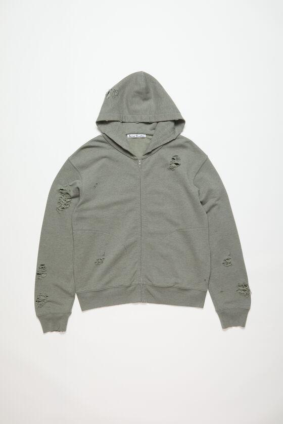 Hooded zipper sweater Product Image