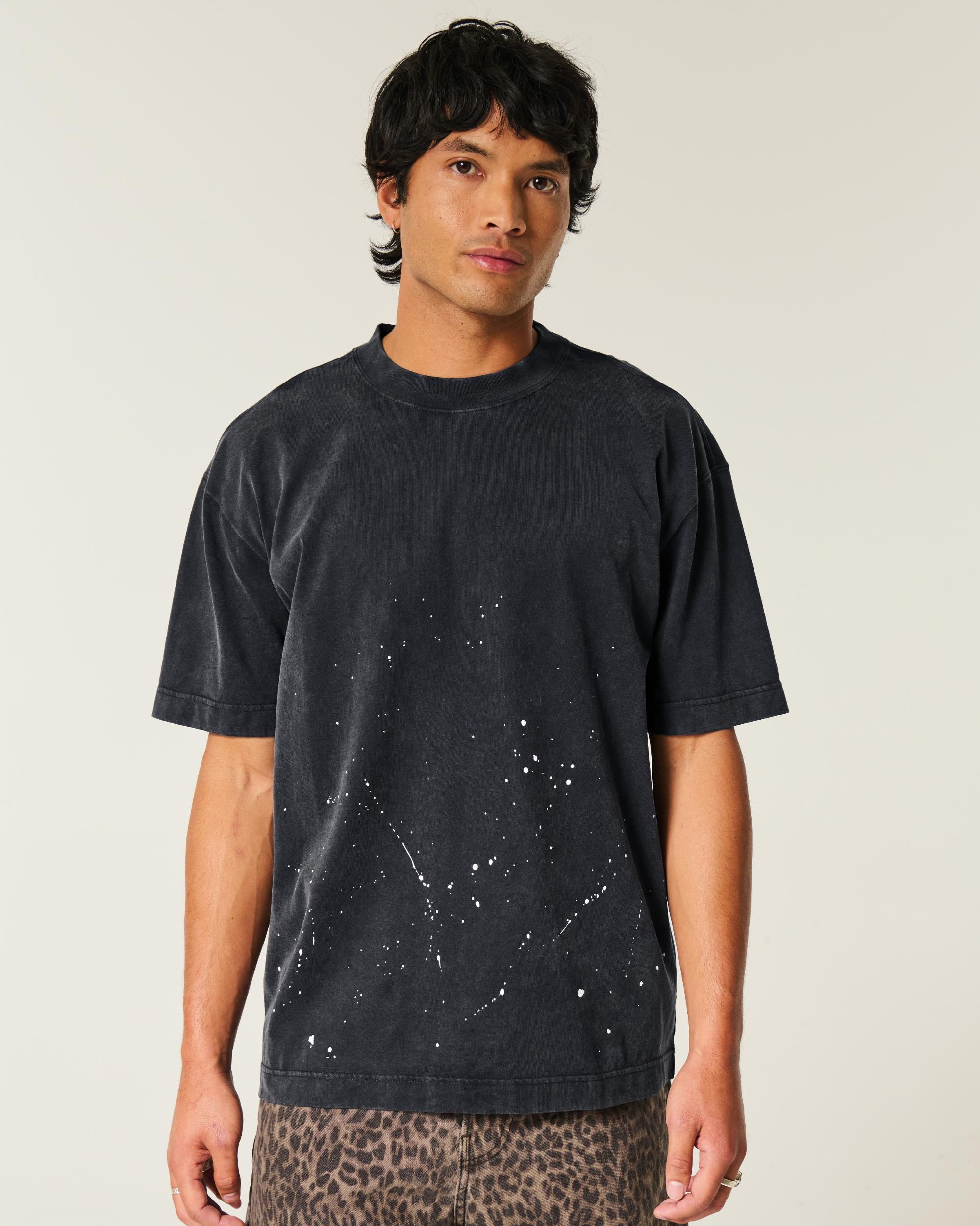 Dalix Mens Lil Smile Heavy Weight Cotton Tee Product Image
