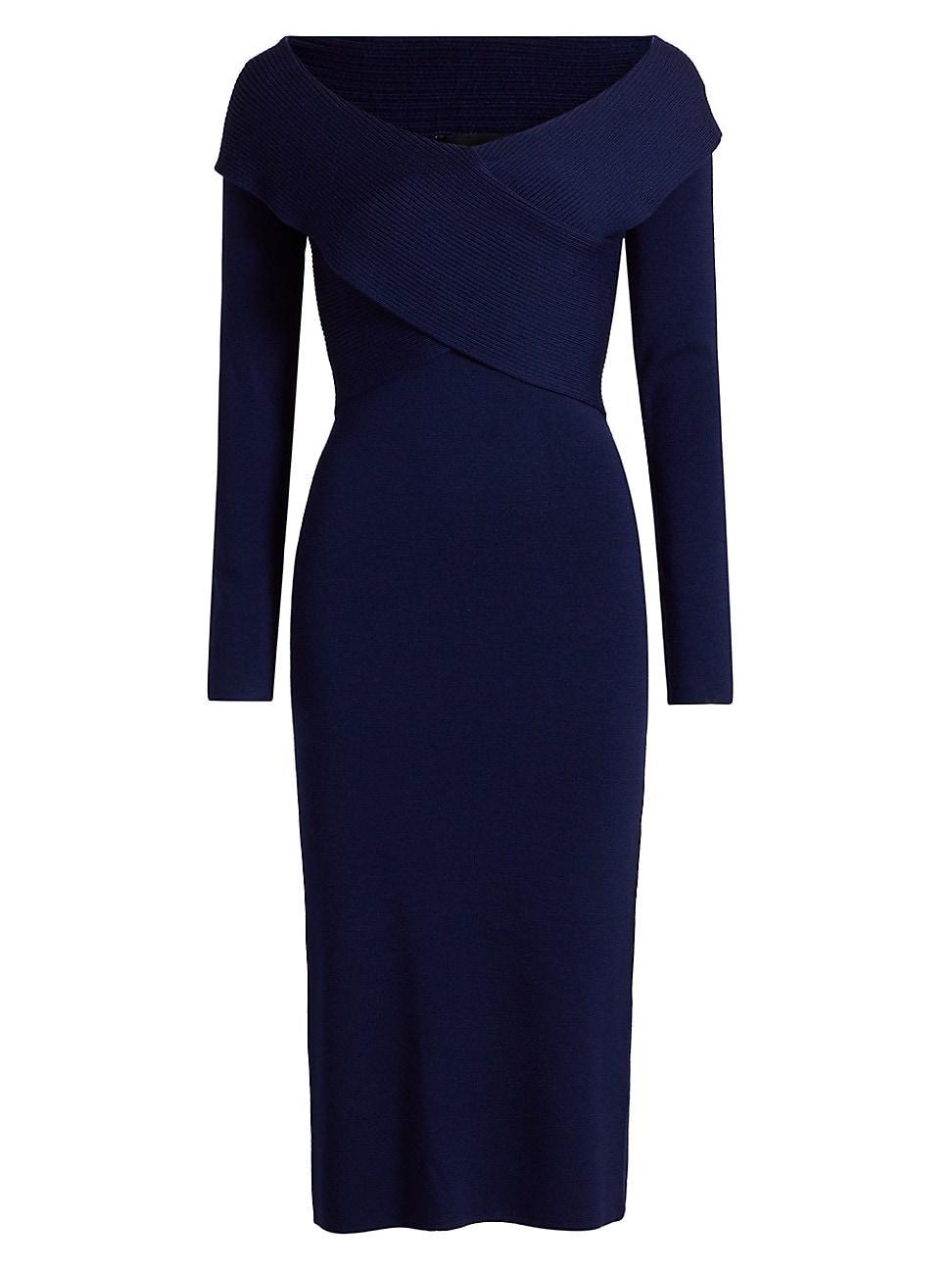 Womens Rowan Wool Off-The-Shoulder Sweaterdress Product Image