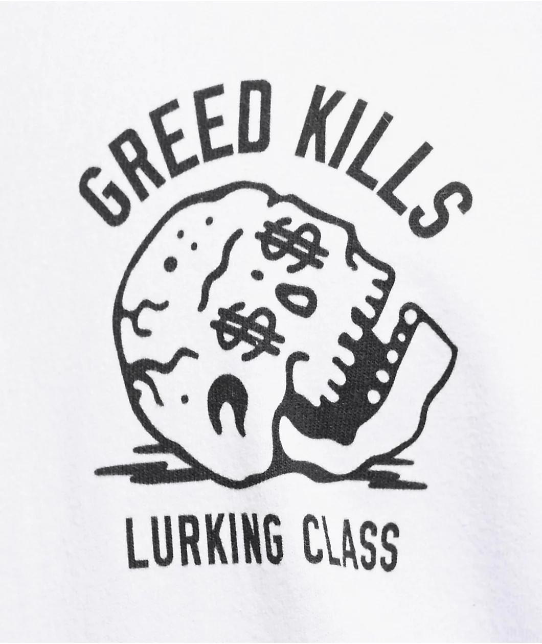 Lurking Class by Sketchy Tank Dollars White T-Shirt Product Image