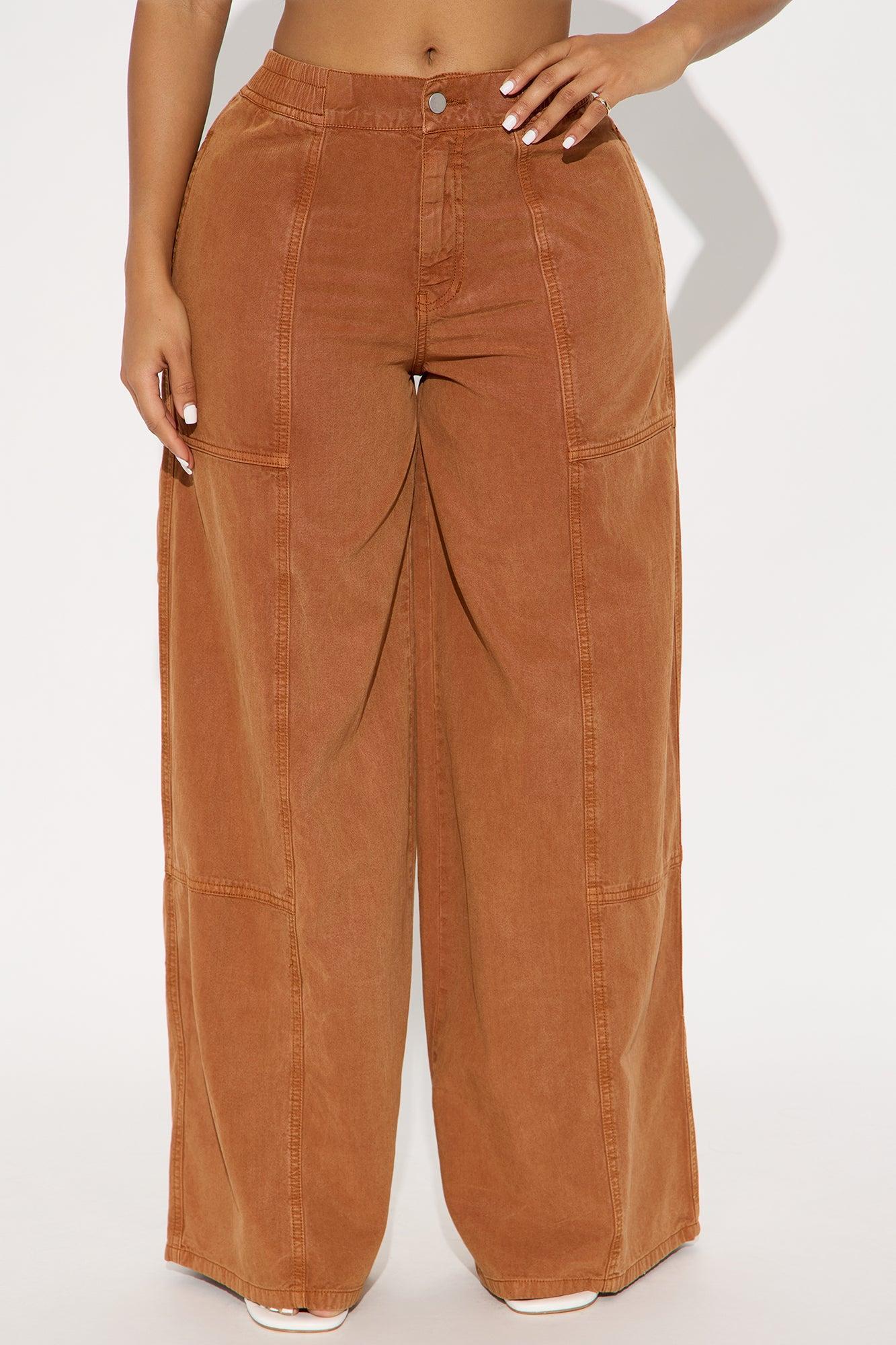 Pascal Wide Leg Pant - Rust Product Image